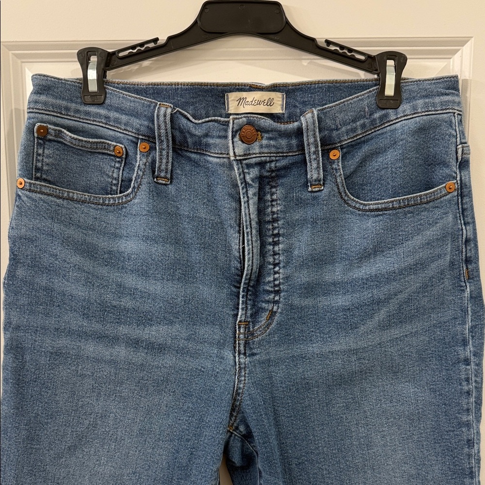 Madewell Straight Ankle Jeans - Size 30 - Medium Wash